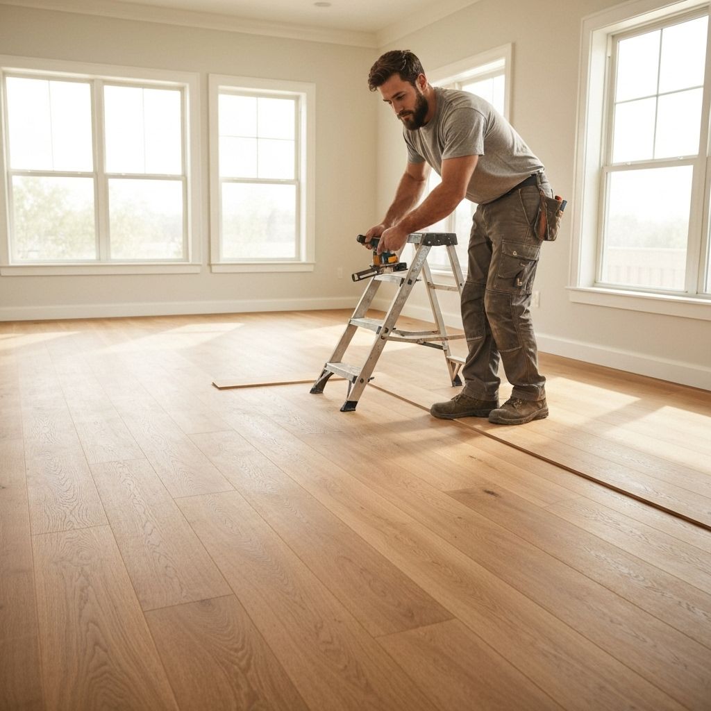 Professional flooring installation